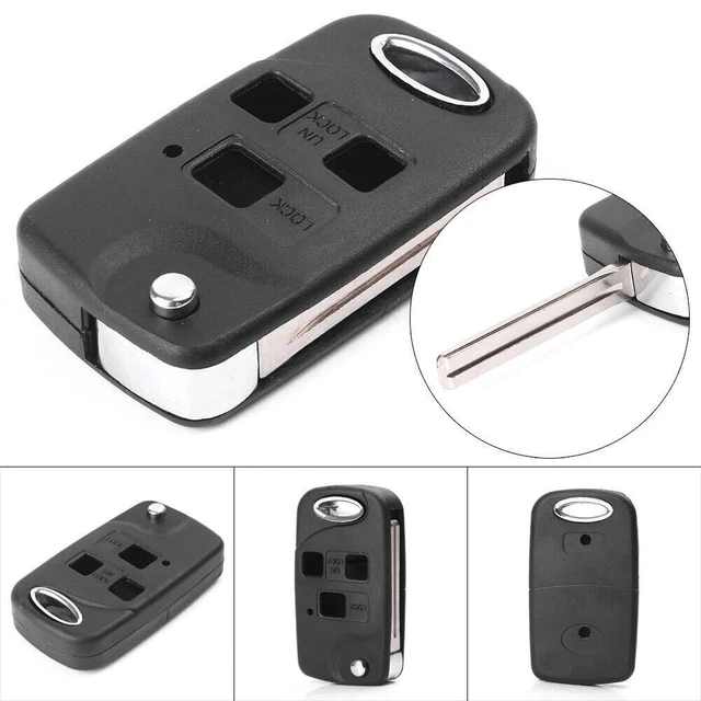 Fold Flip Remote Control Key Fob Case Shell For Lexus IS200 GS300 LS400 RX300