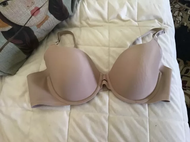 Warners 01356  beige no side effects underwire bra 38B EUC