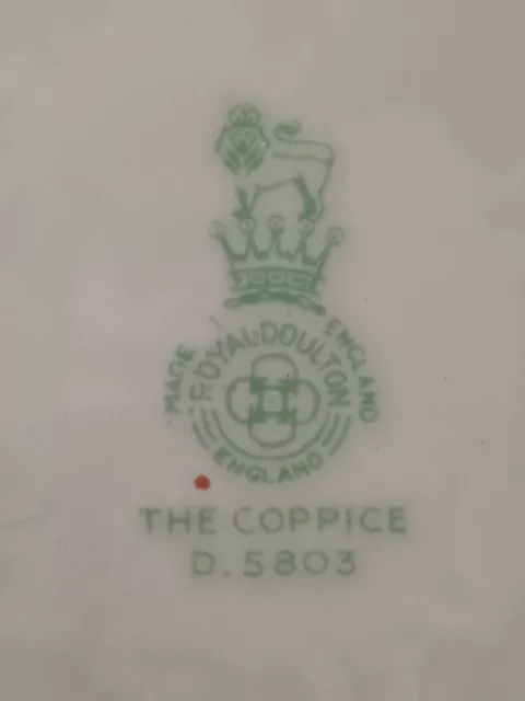 Royal Doulton. The Coppice. D5803. Dinner Set Replacement Pieces.