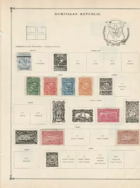 Classic Mint, Used Dominican Republic Collection On Scott Album Pages - SEE!!!