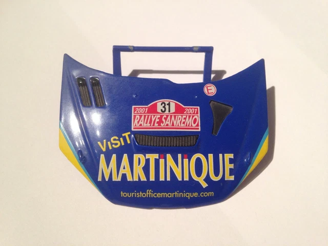 Capot Avant Miniature Peugeot 206 WRC Solido 1/18 – Occasion En Bon état, Pour Collectionneurs