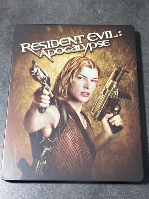 Resident Evil Apocalypse Bluray Steelbook Uk Zavvi Milla Jovovich