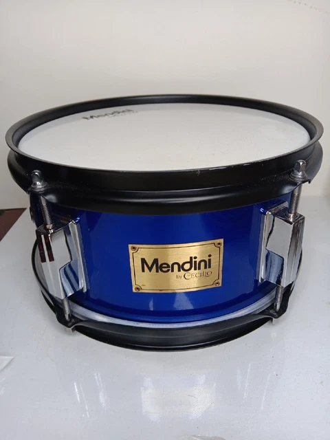 MENDINI BY CECILIO JUNIOR SIZE REPLACEMENT 10.5" x 6.5" TOM DRUM Metallic Blue