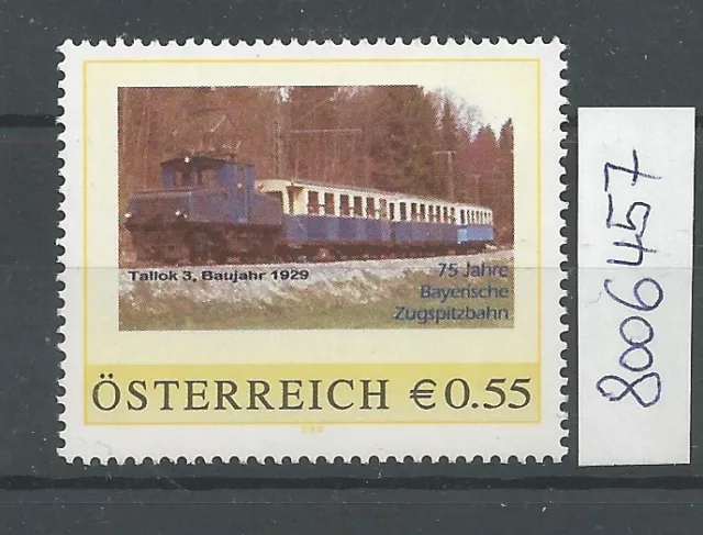 Österreich PM  Eisenbahn "75 Jahre Bayrische Zugspitzbahn" 8006457 **