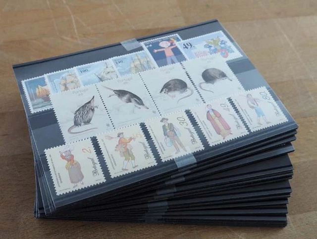 1997 Portugal; 15 komplette Jahrgänge ohne Blocks, postfrisch/MNH, ME 1011,-
