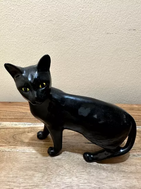 Vintage BESWICK  England Black Cat  (Royal Doulton) 2