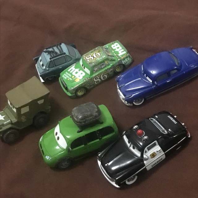 lot de  6 voitures cars disney pixar metal 2