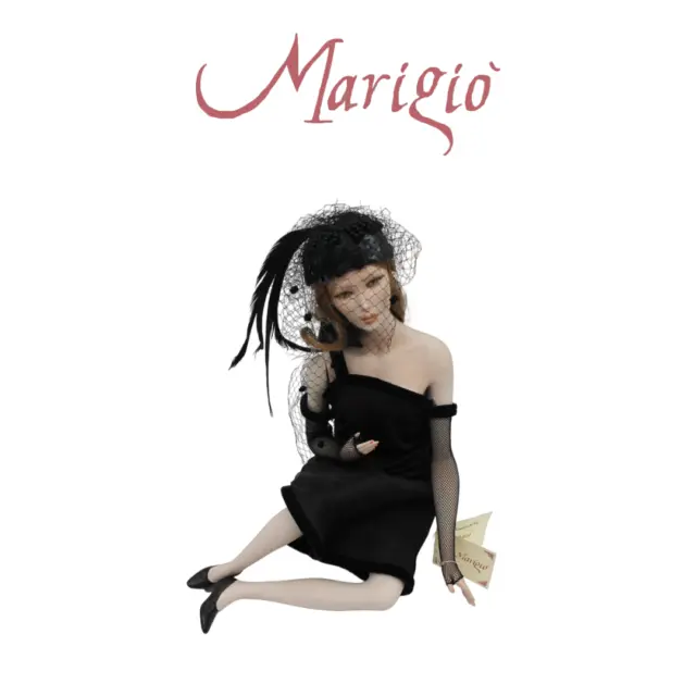 Bambola Manuela, Porcellana, da Collezione, Vestito Tipico, 617890 Marigiò