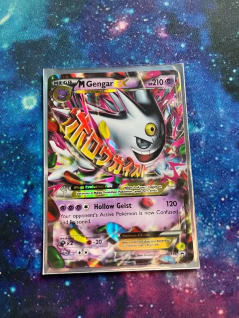 MEGA GENGAR EX XY166 Full Art Black Star Promo Foil Pokemon Card Mint  $38.99 - PicClick