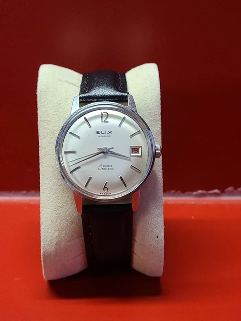 MAGNIFIQUE MONTRE HOMME ELIX AUTOMATIC acier Fonctionne EUR 99,00