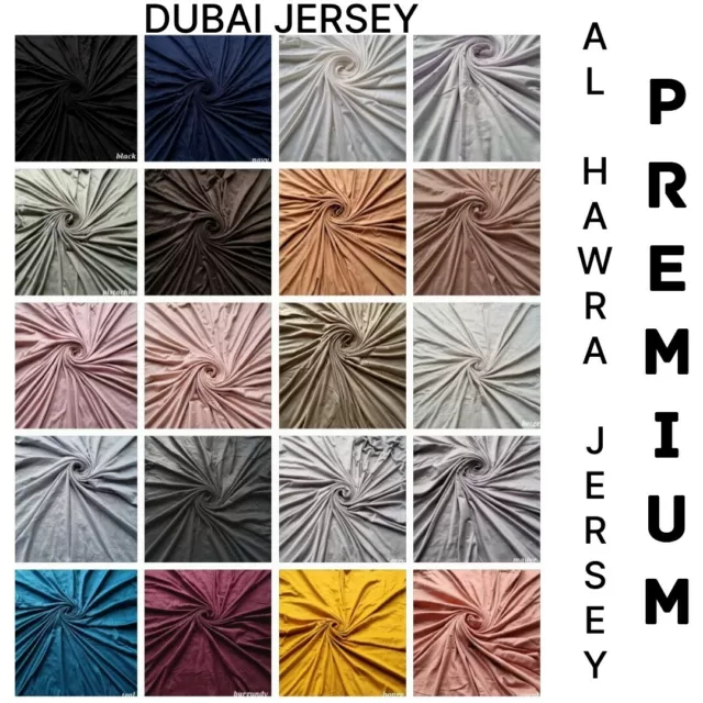 Premium Quality Jersey Hijab Scarf Shawl Super Stretchy Maxi Lycra Wrap Plain