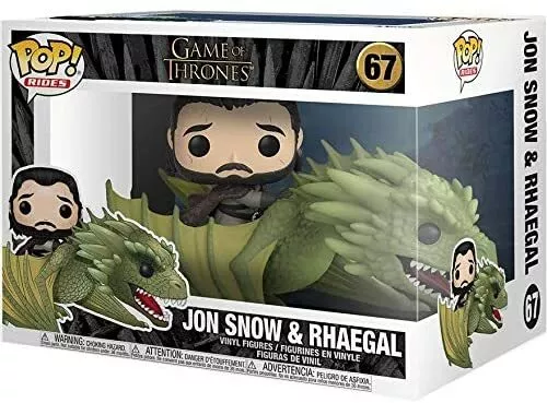 Funko Pop! Vinyl Movies Figur Game of Thrones 67 Jon Snow & Rhaegal Ride NEU OVP