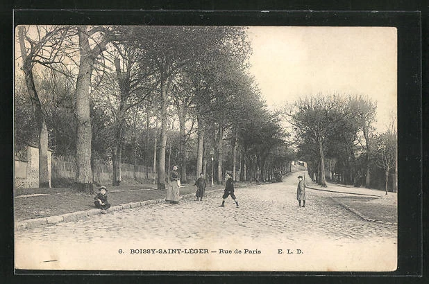 CPA Boissy-Saint-Leger, Rue de Paris