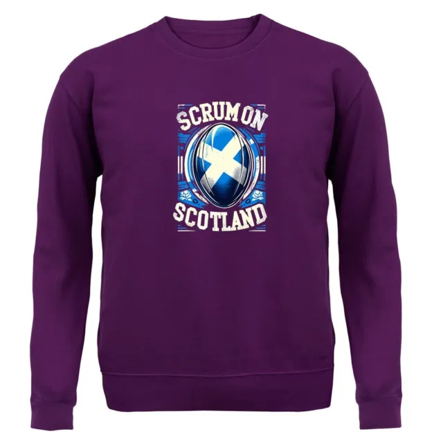 Mischia Su Scozia - Adulti Felpa/Maglione - Rugby League Nazionali Union 6 Sei
