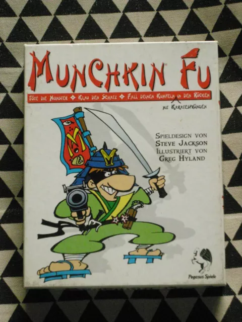 Munchkin Fu  Kult   Kartenspiel Karten  Spiel Spieleabend  top erhalten Pegasus