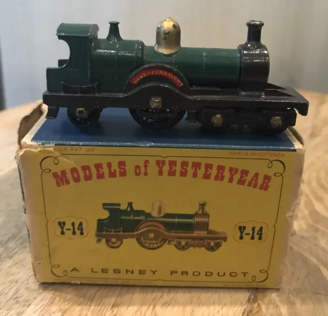 Model Of Yesteryear Y14 Lesney Matchbox Locomotive Train Avec Boîte