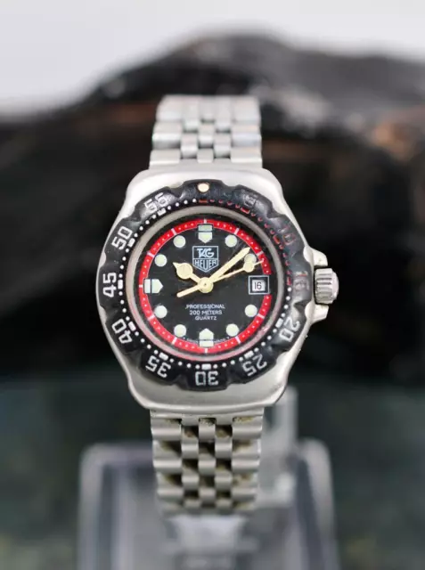 TAG Heuer Formula 1 ref 374.508 Lady's Stainless Steel Quartz Watch **Running**