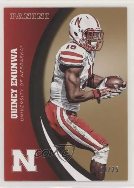 2015 Panini Nebraska Cornhuskers Gold /25 Quincy Enunwa #27