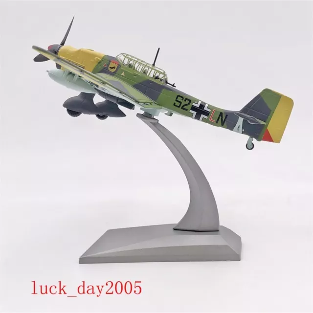 WLTK German Junkers Stuka Ju-87B Dive Bomber 1/72 Diecast Aircraft Model