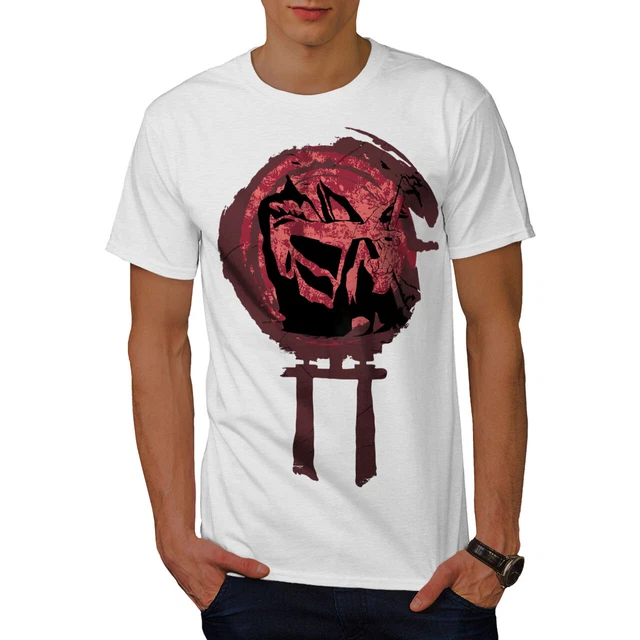 T-shirt da uomo Wellcoda Japan Art Sublime, grafica simbolo