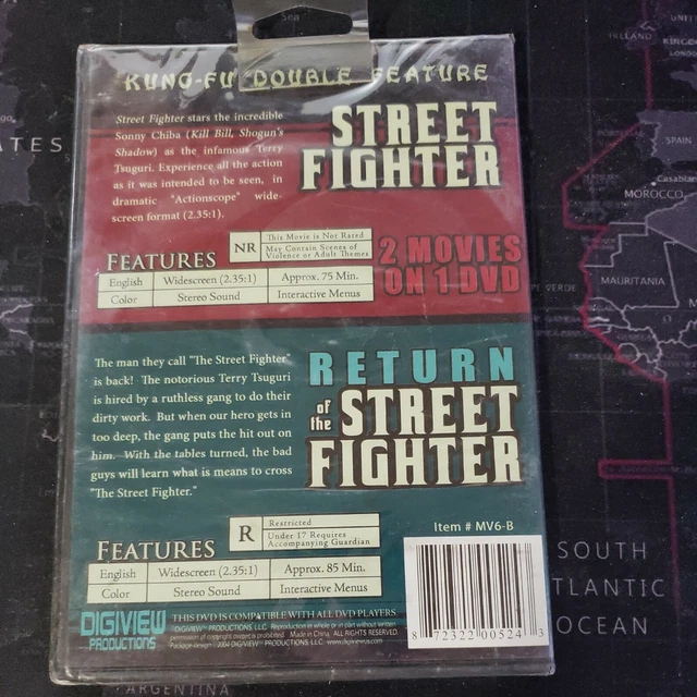 KUNGFU DOUBLE FEATURE Street Fighter/Return of Street FighterDVD