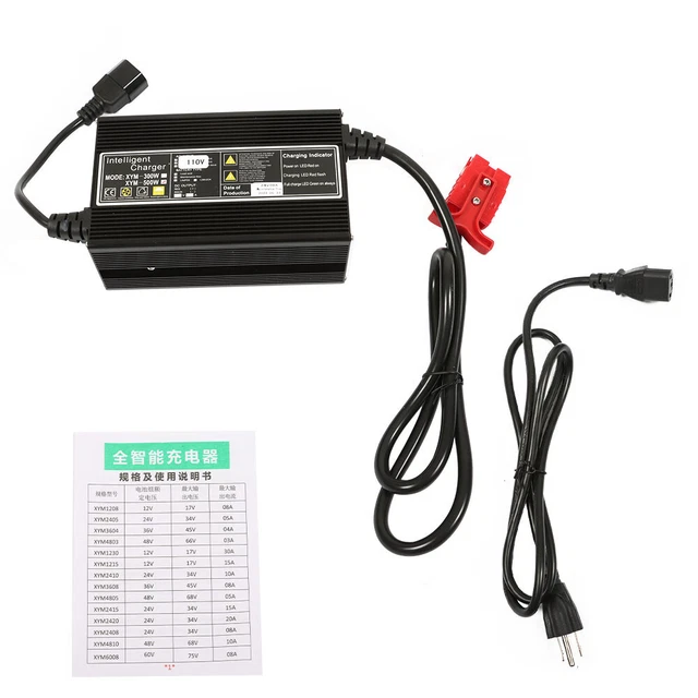 LiftCharger 24V 15A Battery Charger With SB120 Connector For Floor Scrubbers & Pallet Jacks