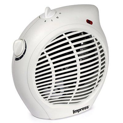 1500-Watt Compact Fan Heater Combo with Adjustable Thermostat New