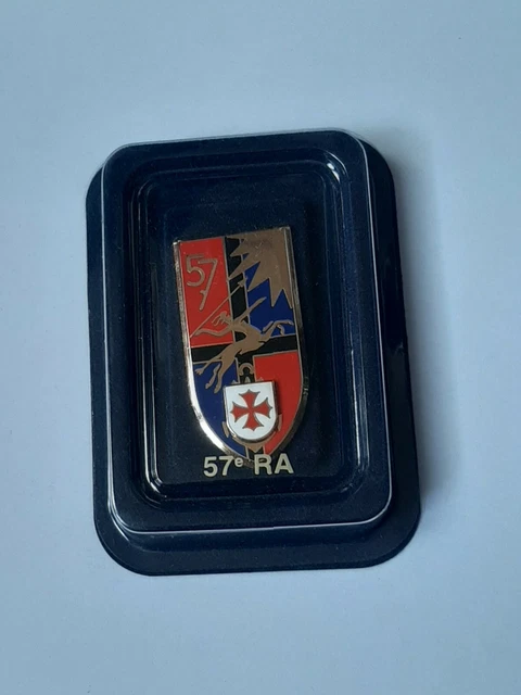 Insigne Badge sur cuir 40° RA Régiment Artillerie ORIGINAL G.2161