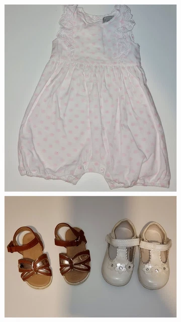 #6 Large Bundle Of Baby Girls Clothes Age 12-18 Months 37 Items 2
