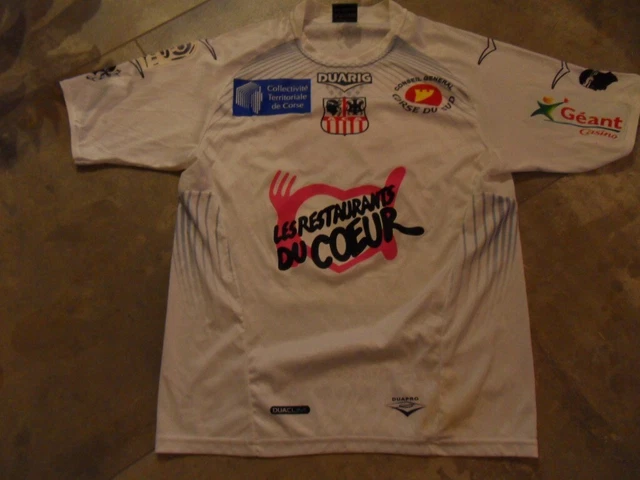 Ancien Maillot Vintage porté GFCA AJACCIO année 70 N°5 - ARGUS FOOT