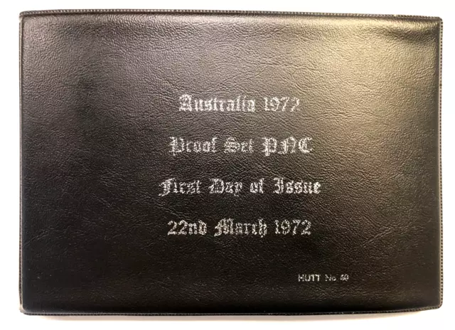 Australia 1972 6 Coin Proof Set & Hutt PNC #60 First Day  Cover Collection