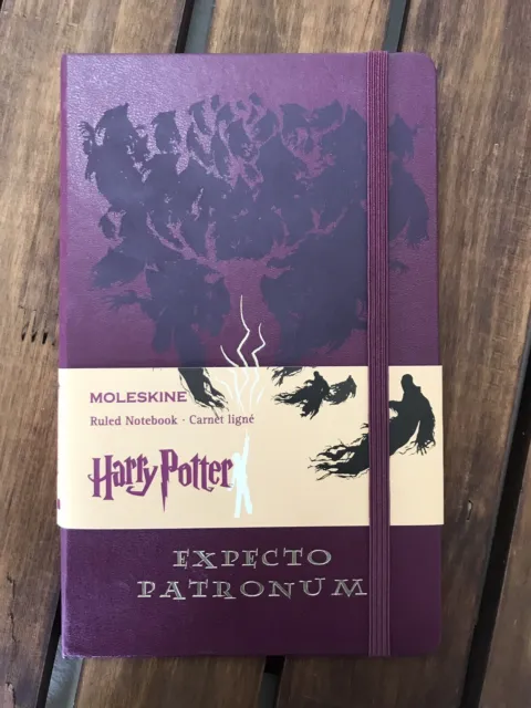 MOLESKINE Harry Potter Limited Edition Note Book Rare Expecto Patronum -Stickers