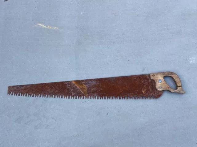 48" Vintage Warranted Superior/DISSTON One/two Man Crosscut Saw No Handle