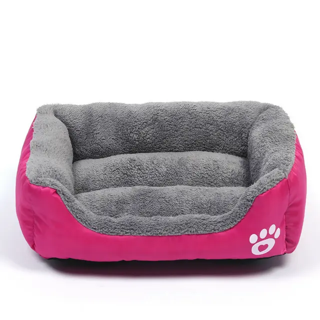 Pet Dog Cat Bed  Calming Sleeping Kennel Puppy Super Soft Mat Pad Warm Nest 3