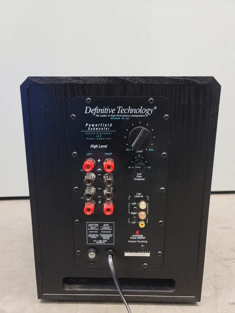 Definitive technology powerfield subwoofer dt0028 sales manual