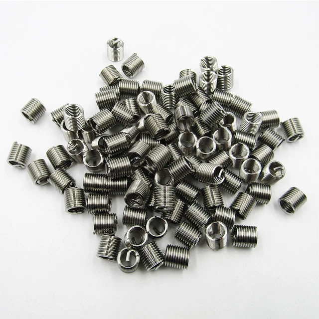 50 pz/set M6 x 1 0 1 5D lunghezza inserto filettatura inserti riparazione durevoli