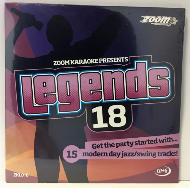 Zoom Karaoke Legends Series CD+G - Volume 18 - Modern Jazz/Swing Jamie Cullum