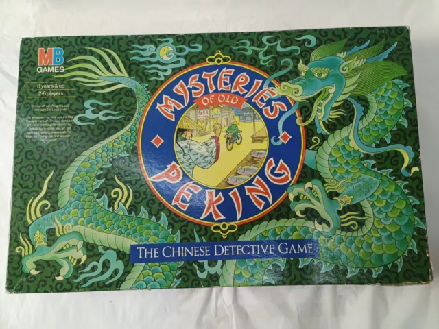 Mysteries Of Old Peking Board Game MB Games Complete VTG 1987