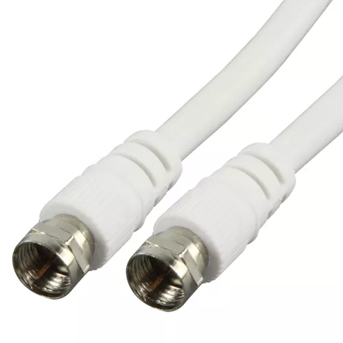 2m F Connector Plug Coaxial Antenna Cable Coax Satellite Aerial Lead To Male