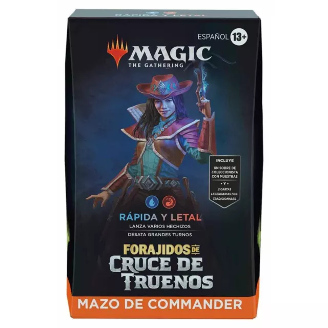 [ESPAÑOL] Magic The Gathering Forajidos de Cruce de Truenos Mazo Commander Rápid