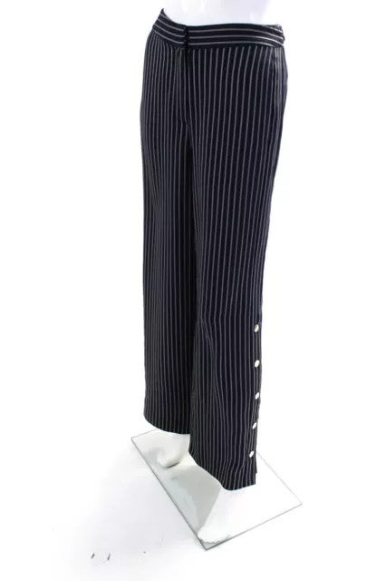 RACHEL ROY COLLECTION Womens Blue Button Trousers Size 0 12211204 2