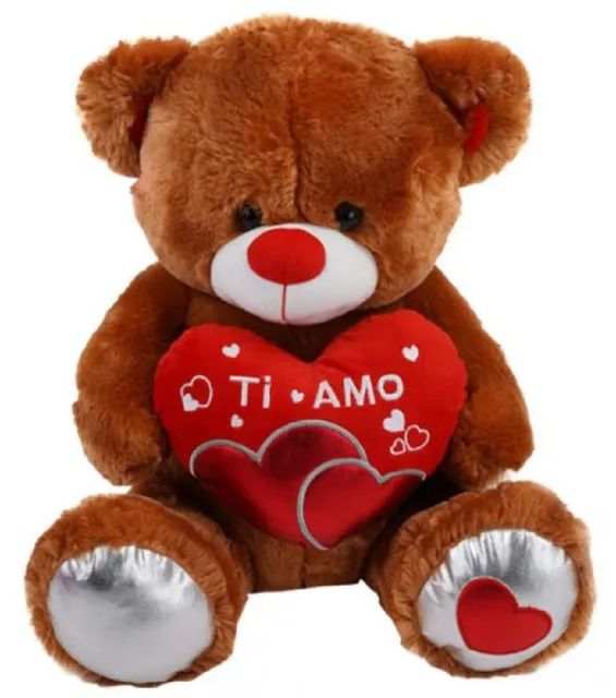 Regalo di San Valentino per lui personalizzato, regali per il suo giorno di San  Valentino, orsacchiotto con cuore, arredamento di San Valentino divertente San  Valentino -  Italia