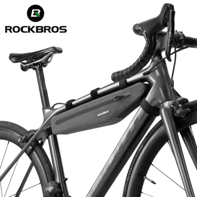 Rockbros Fahrradtasche Rahmnetasche Wasserdichte Tasche für Fahrrad 1,5L