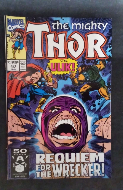 The Mighty Thor #431 1991 marvel Comic Book