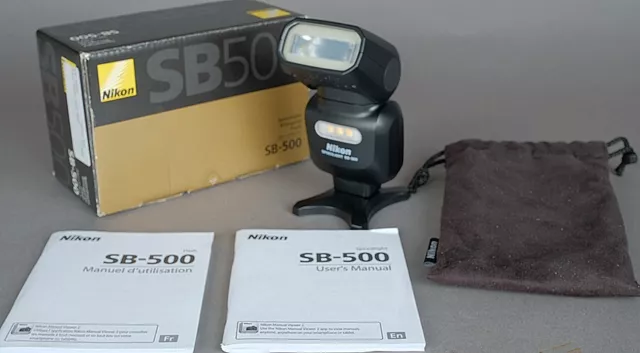 Mint Boxed Nikon SB-500 SB500 TTL Bounce Swivel Zoom Flash + Warranty!