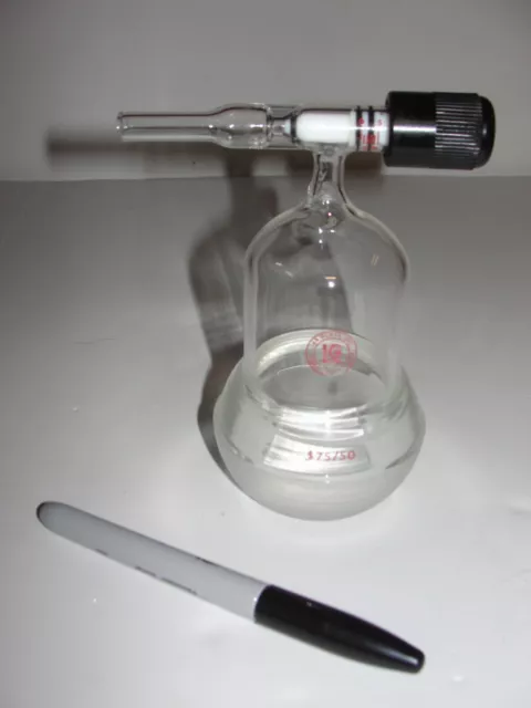 Labglass Chromatography Flow Control Adapter  75/50 ball Spherical Joint  USA