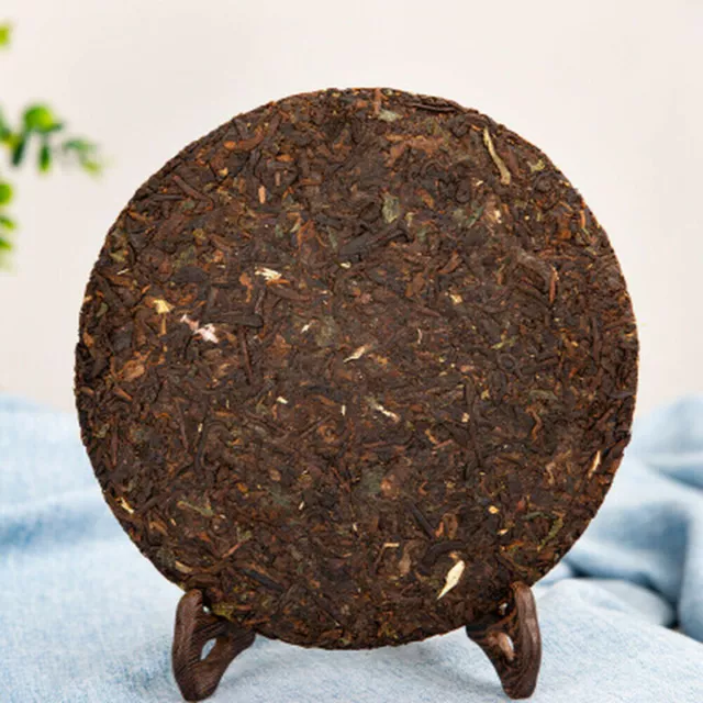 Glutinous Rice Aroma Cooked Pu-Erh Tea Cake 357g Top-Grade Aged Yunnan Puer Tea