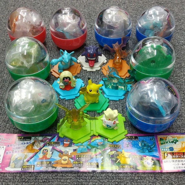 CAPSULE TOY POKEMON Full Color Stadium 9 Bandai Set Pocket Monster
