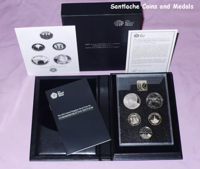 2015 ROYAL MINT UK PROOF COIN SET - Commemorative Edition, Full Packaging