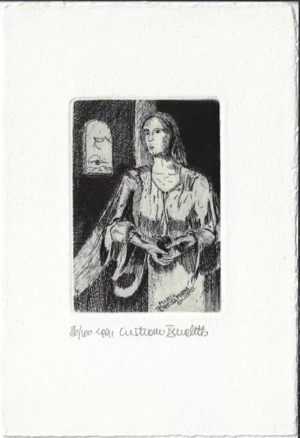 CRISTIANO BECCALETTO: Exlibris für Maria Teresa Forni